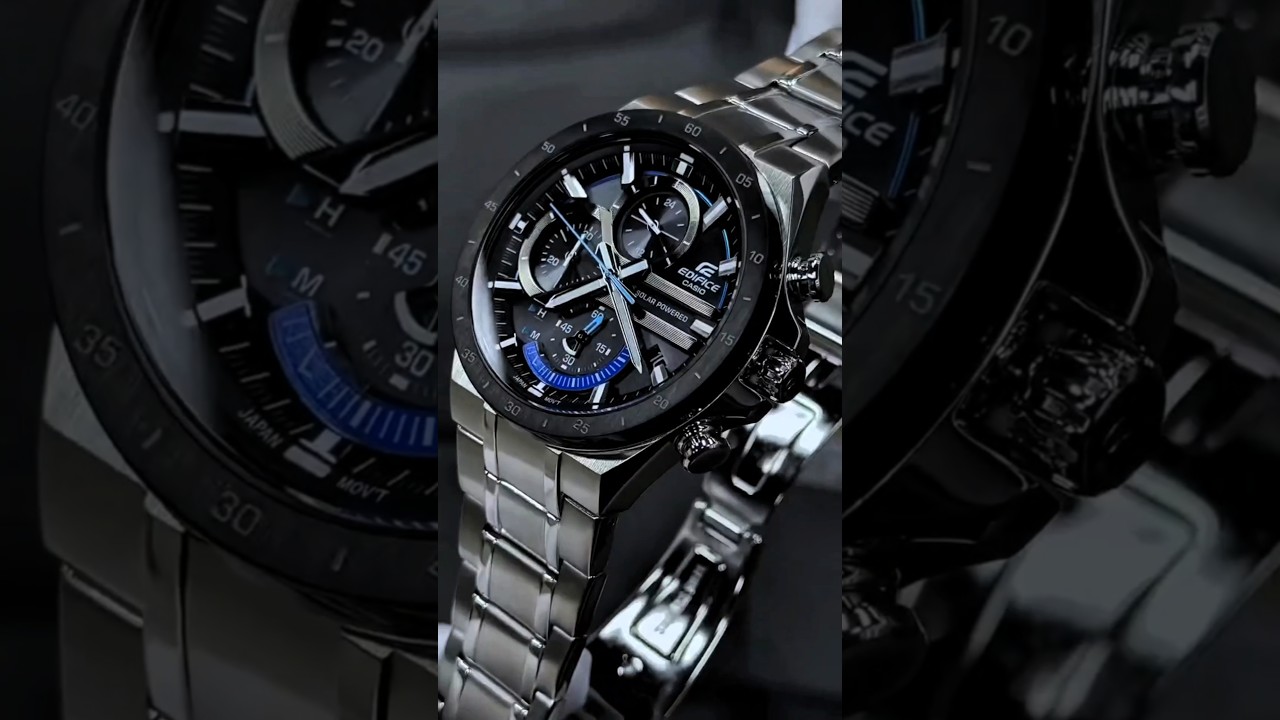Edifice Casio Solar Powered Luxurious Elegant Men's Watch #elegantwatches #luxurywatchesformen