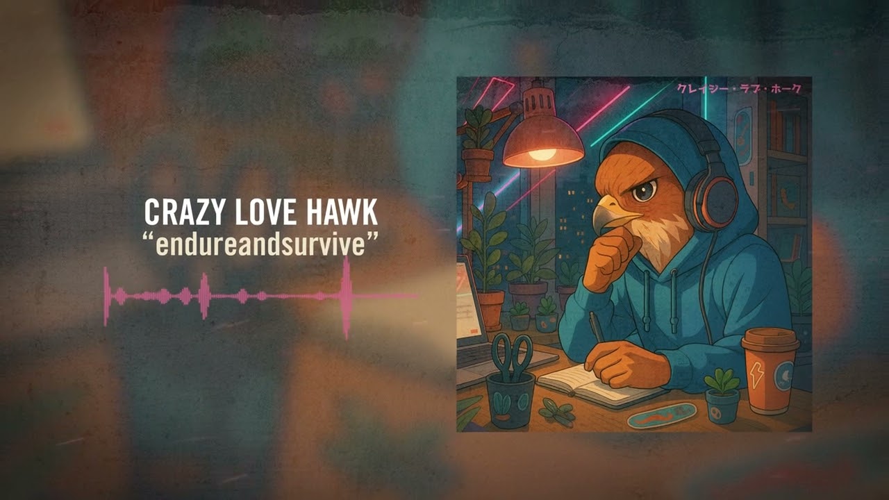 CRAZY LO-FI HAWK - endureandsurvive // Visualizer