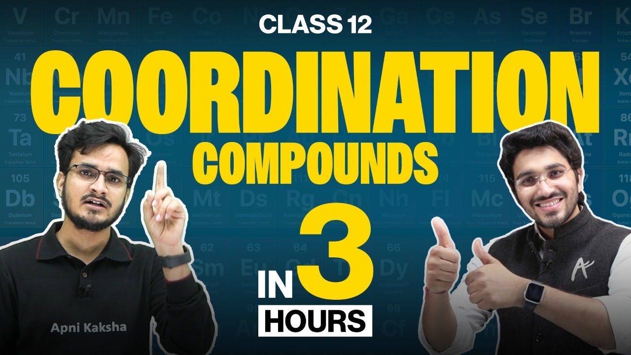 COORDINATION COMPOUNDS Class 12 | One Shot Video | Class 12 | CBSE TERM 2
