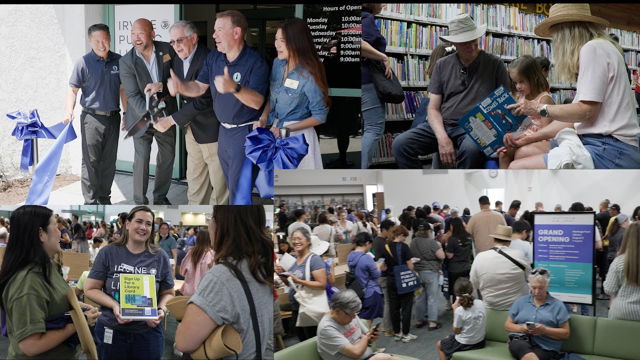 Irvine Public Library Grand Opening
