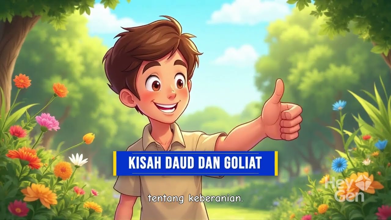 “Cerita Sekolah Minggu: Daniel dan Goliat”