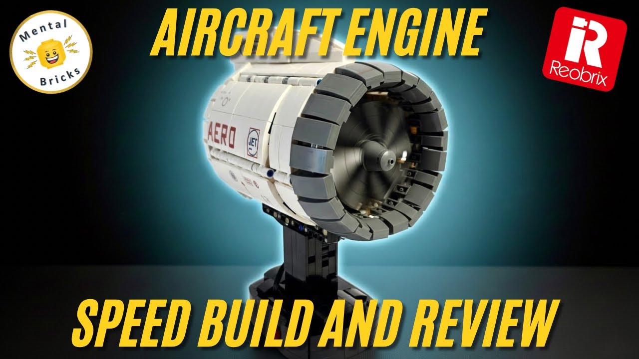 Building a real working “LEGO” Jet Engine! Reobrix