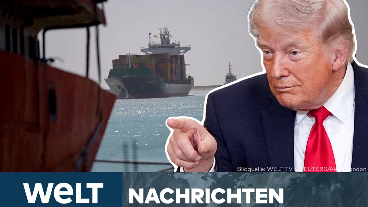 IRAN-KRIEG: Trump zufrieden mit Seeblockade! Jetzt will die eigene Schiffe entsenden | WELT STREAM