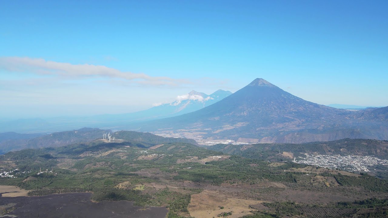 Volcano Pacaya, Guatemala Drone Video 4k