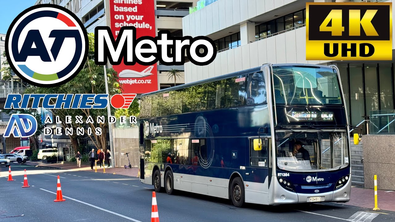 [Auckland Transport AT Metro Bus: 95B Bayview to Britomart] Alexander Dennis Enviro500MMC NewZealand
