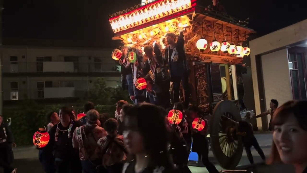 令和六年 袋井祭り 方丈 龍神車 最終日格納