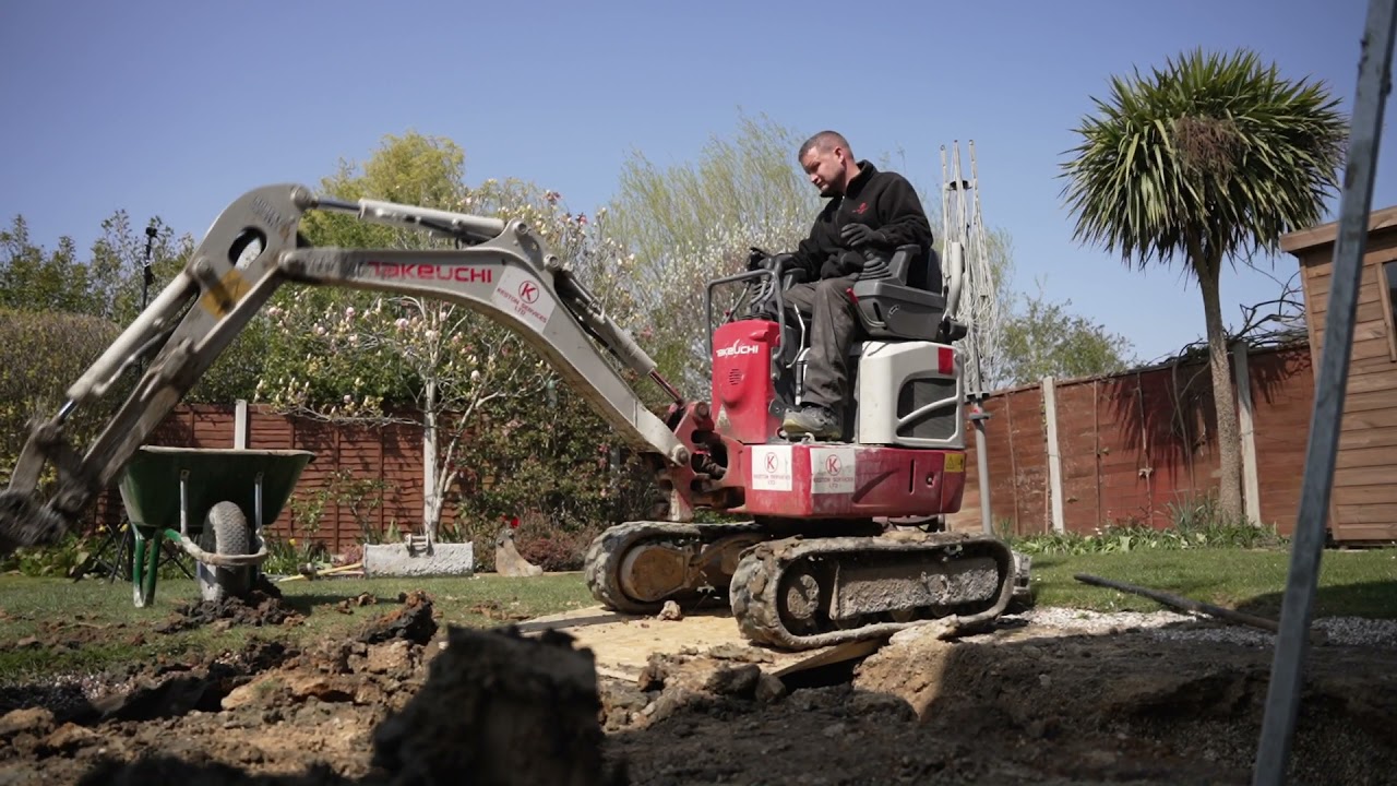 We are having a Conservatory Built - Foundations - Day One