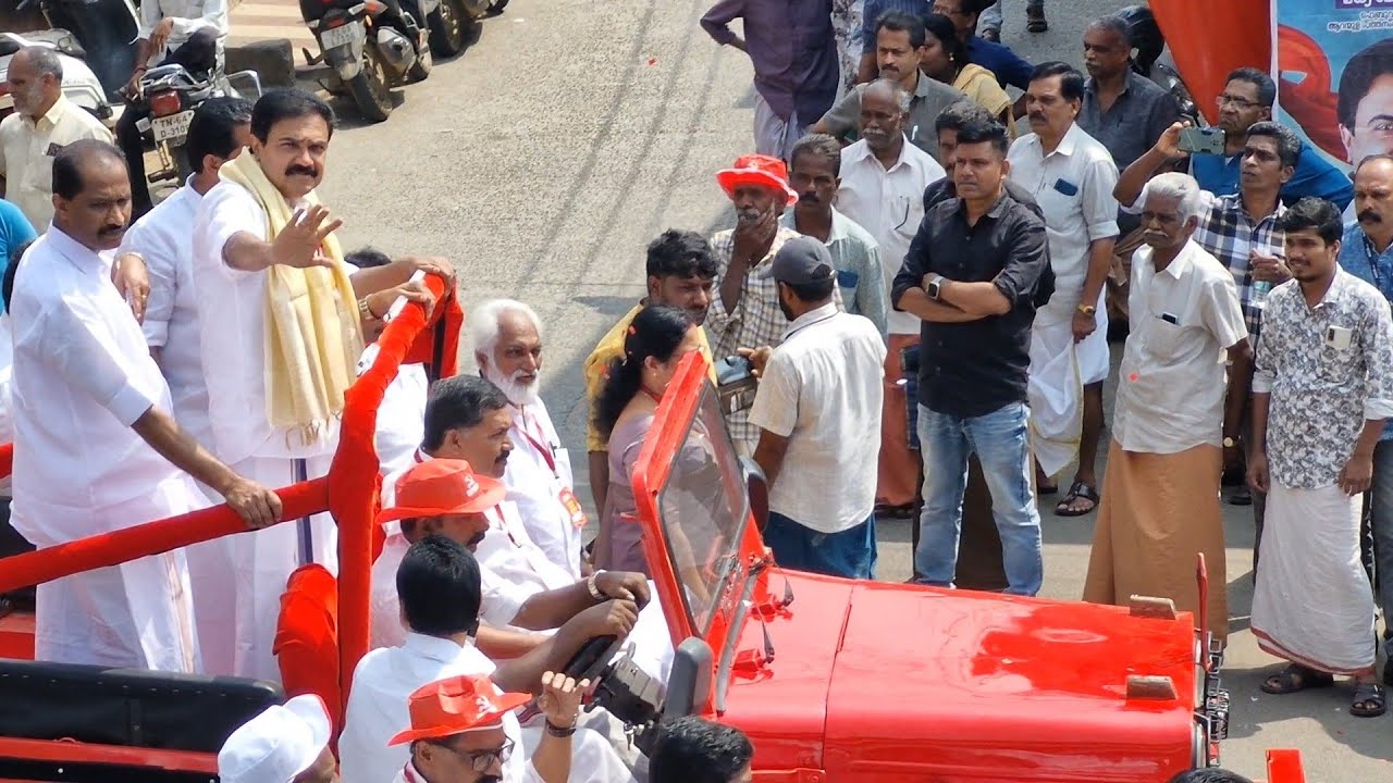 மீண்டும் நாங்கள் தான் முன்னேறுவோம் கம்யூனிஸ்ட் பார்ட்டி தொண்டர்கள்பேரணி /கேரளா /இன்றைய செய்திகள்