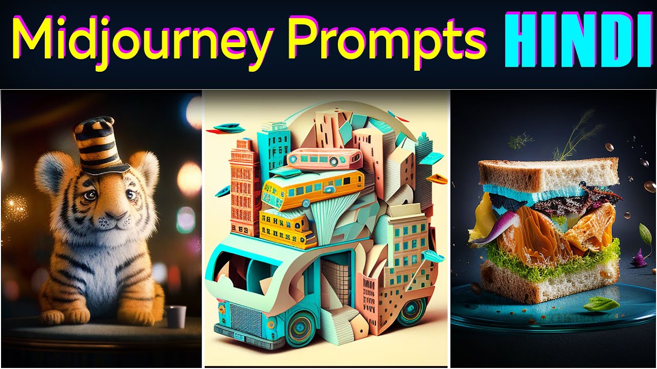How to Create AI Art with Midjourney V4 | Hindi | Part 2 - PROMPTS