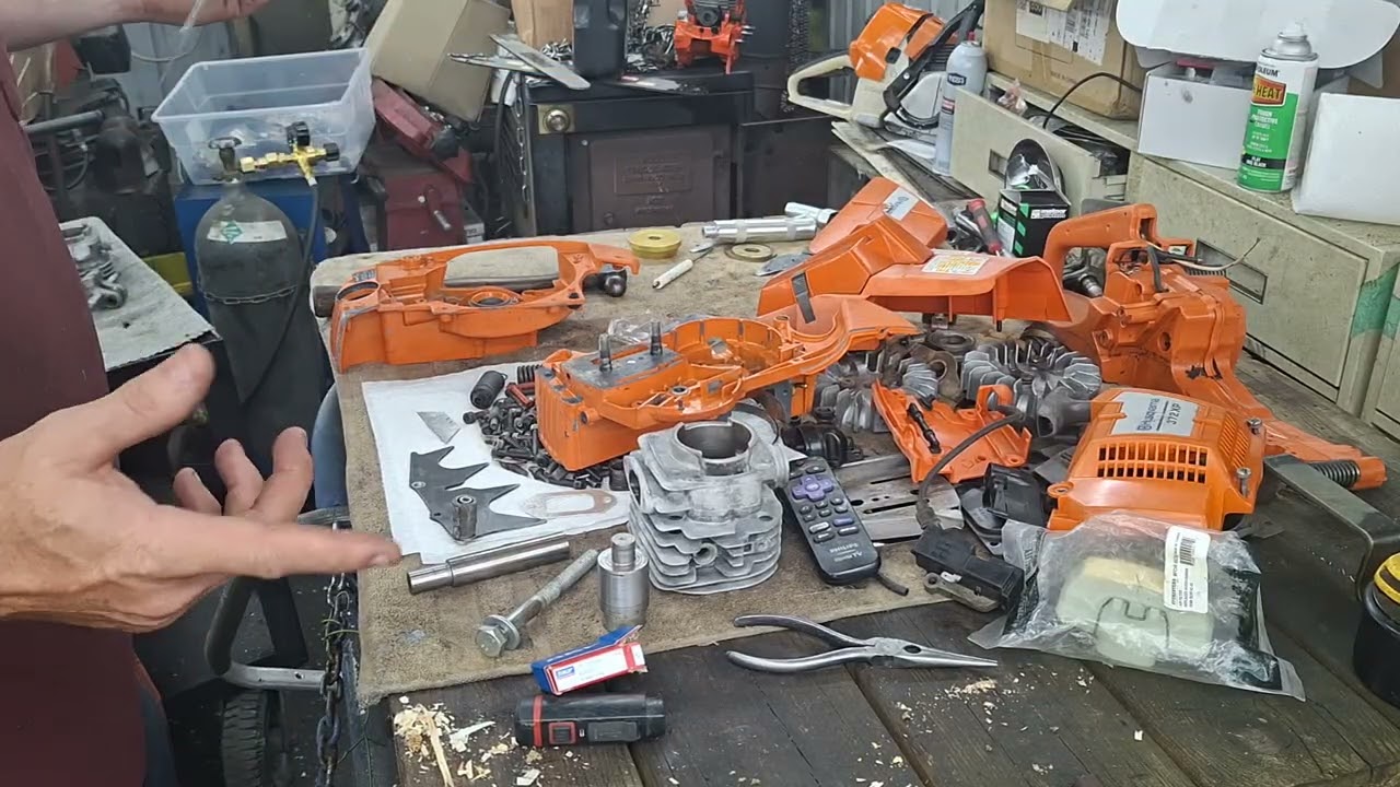 How to rebuild your 365/372xp bottom end with out specialty tools the easy way 