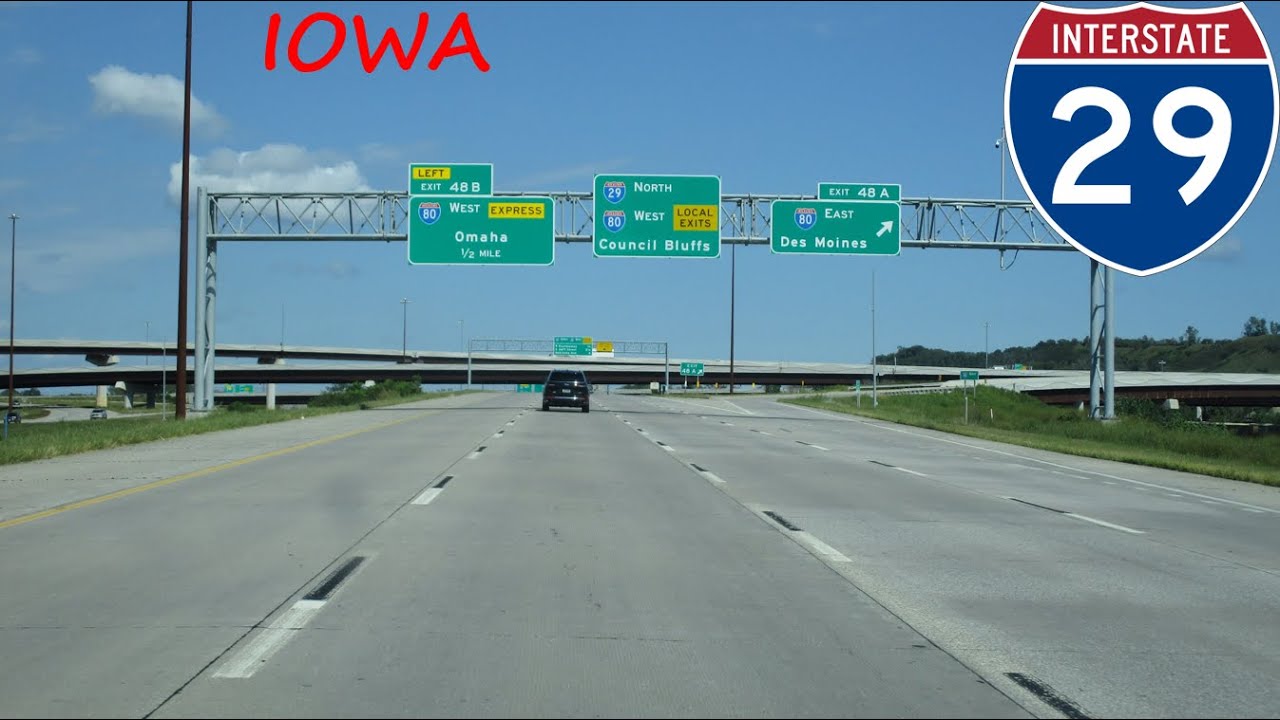 Interstate 29 - Iowa northbound [FULL LENGTH VIDEO]