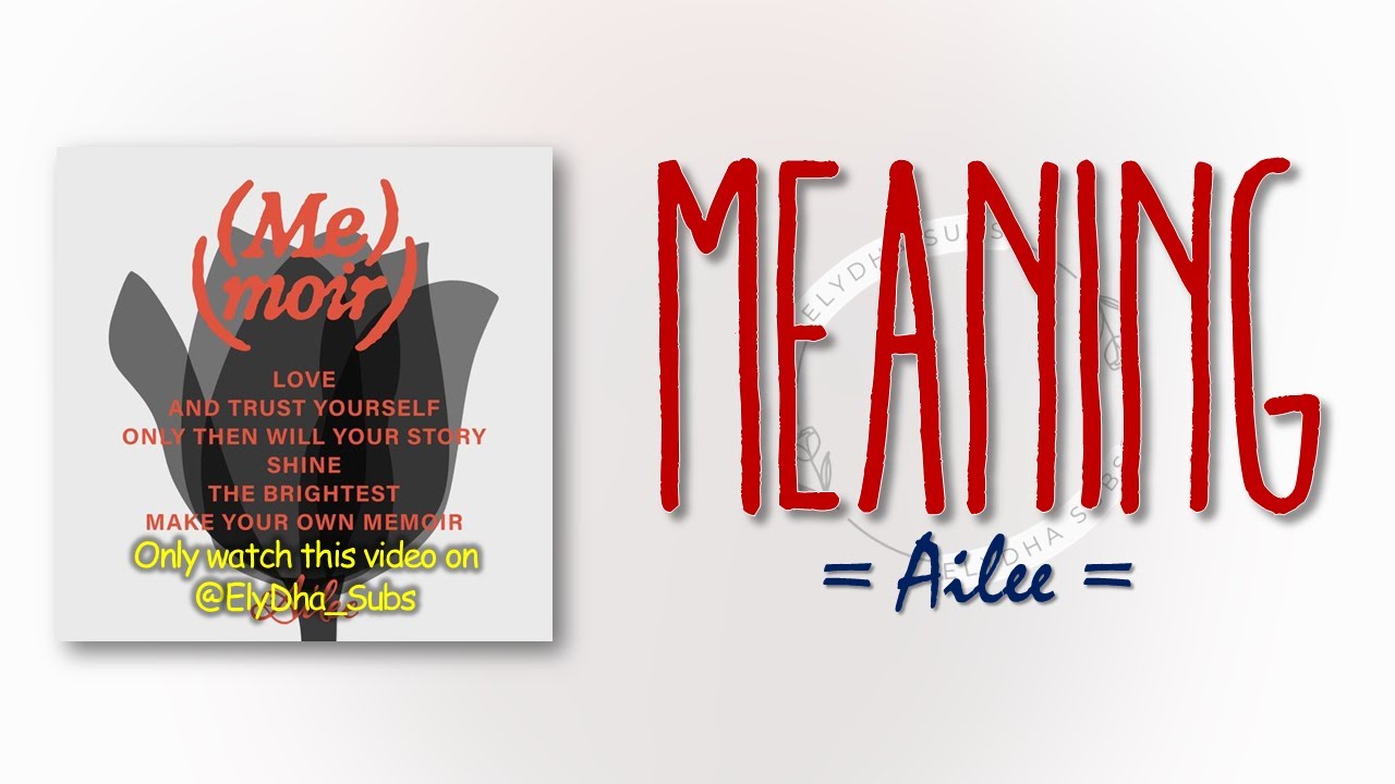 Ailee – Meaning [RomIEng Lyric]