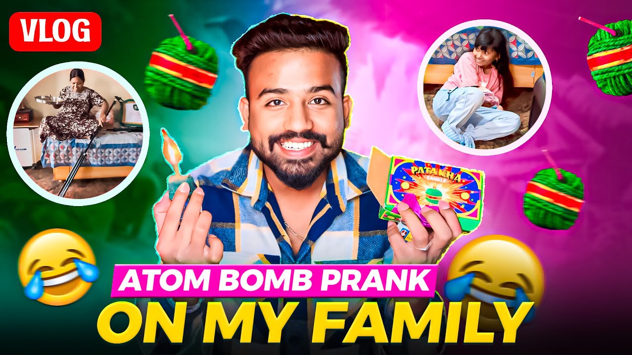 Amma odiyoke bandru 😭| Atom Bomb PRANK | Mr Sudeep #vlog #prankvlog #funvlog