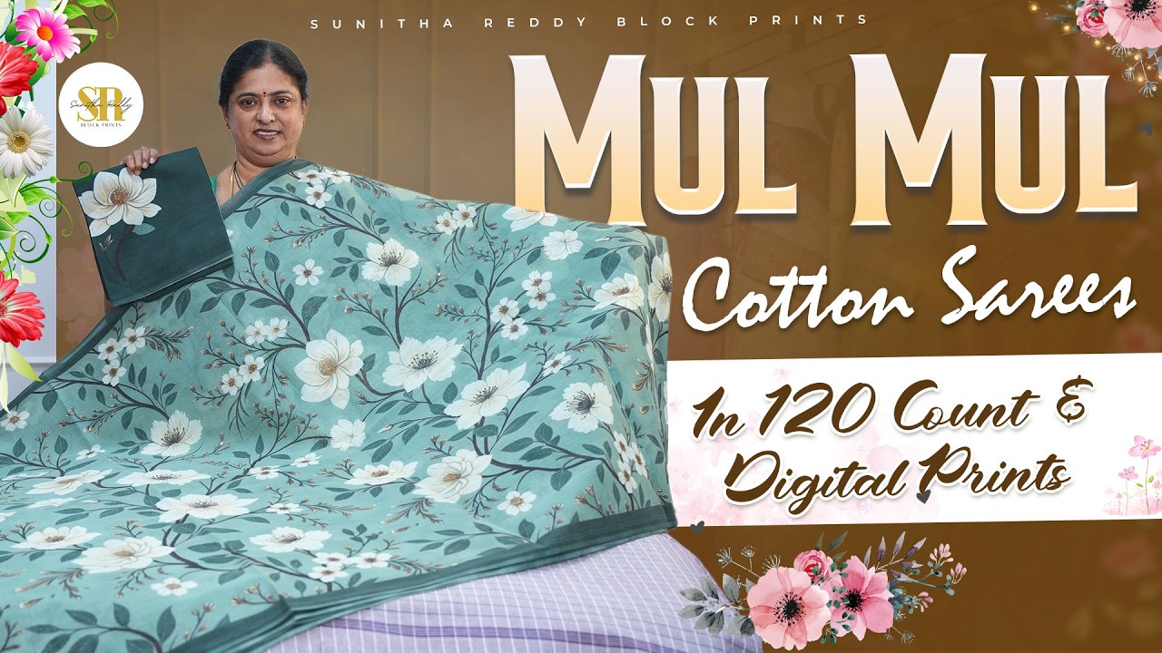 Mul Mul Cotton Sarees in 120 Count | Soft & Lightweight Collection 2026 | Jejis Vlogs