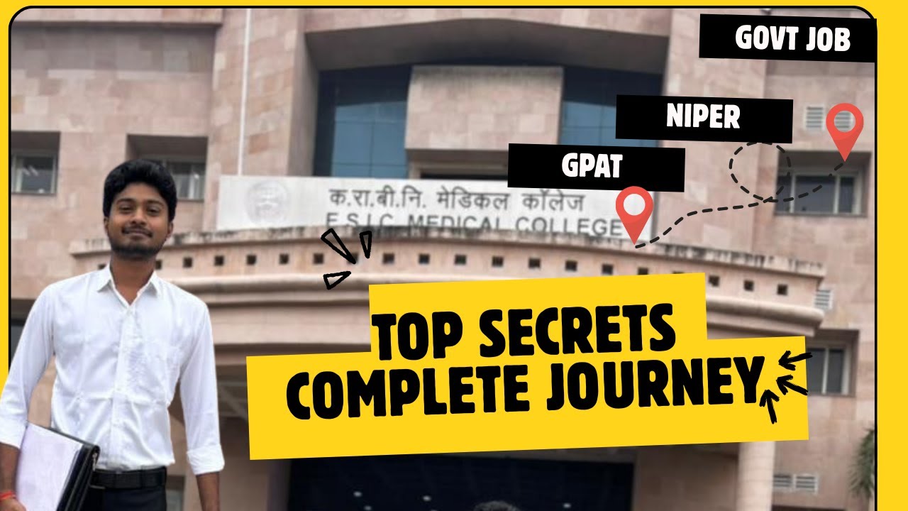 SARKARI NAUKRI KAISE MILI GPAT &rarr;NIPER &rarr;Govt Job | Step by Step Success Journey for Pharmacy Student