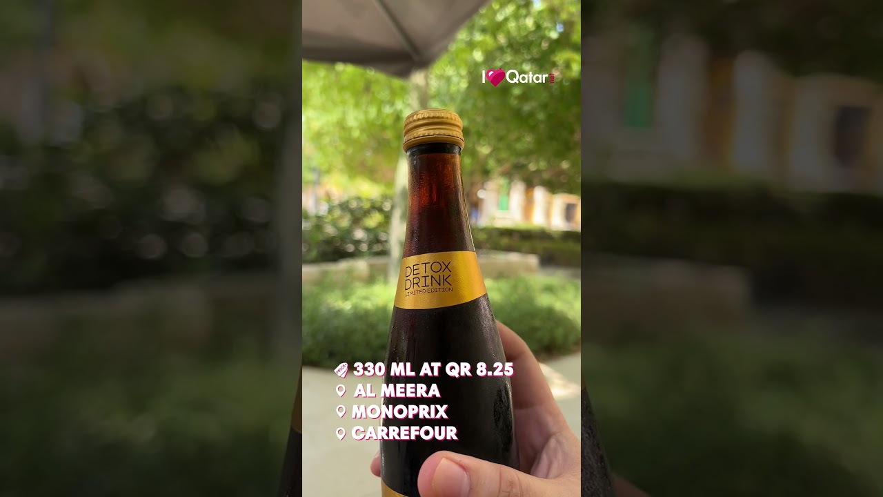 Have you tasted this Black Water in Qatar?