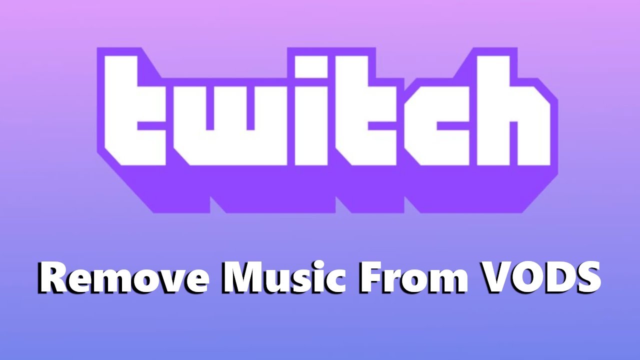 How to Remove Music from Twitch Vods 2025 (NO 3rd party programs)