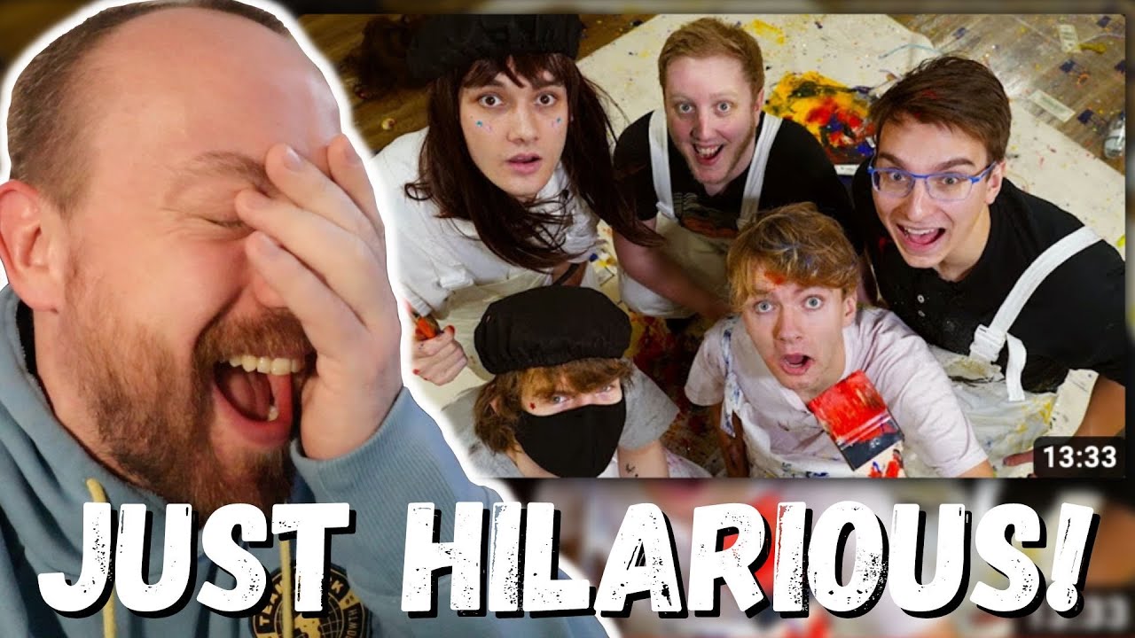 SO MUCH CHOAS! The Sorry Boys We Became Painters (REACTION!) w/ TommyInnit, Wilbur, Ranboo, Philza