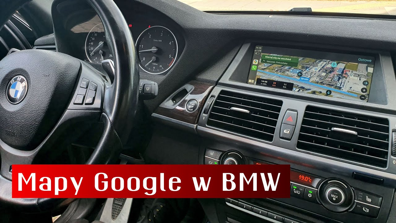 Android Auto / CarPlay / Mirror Link do BMW (BMW X5 E70 / nawigacja CIC i mapy Google)