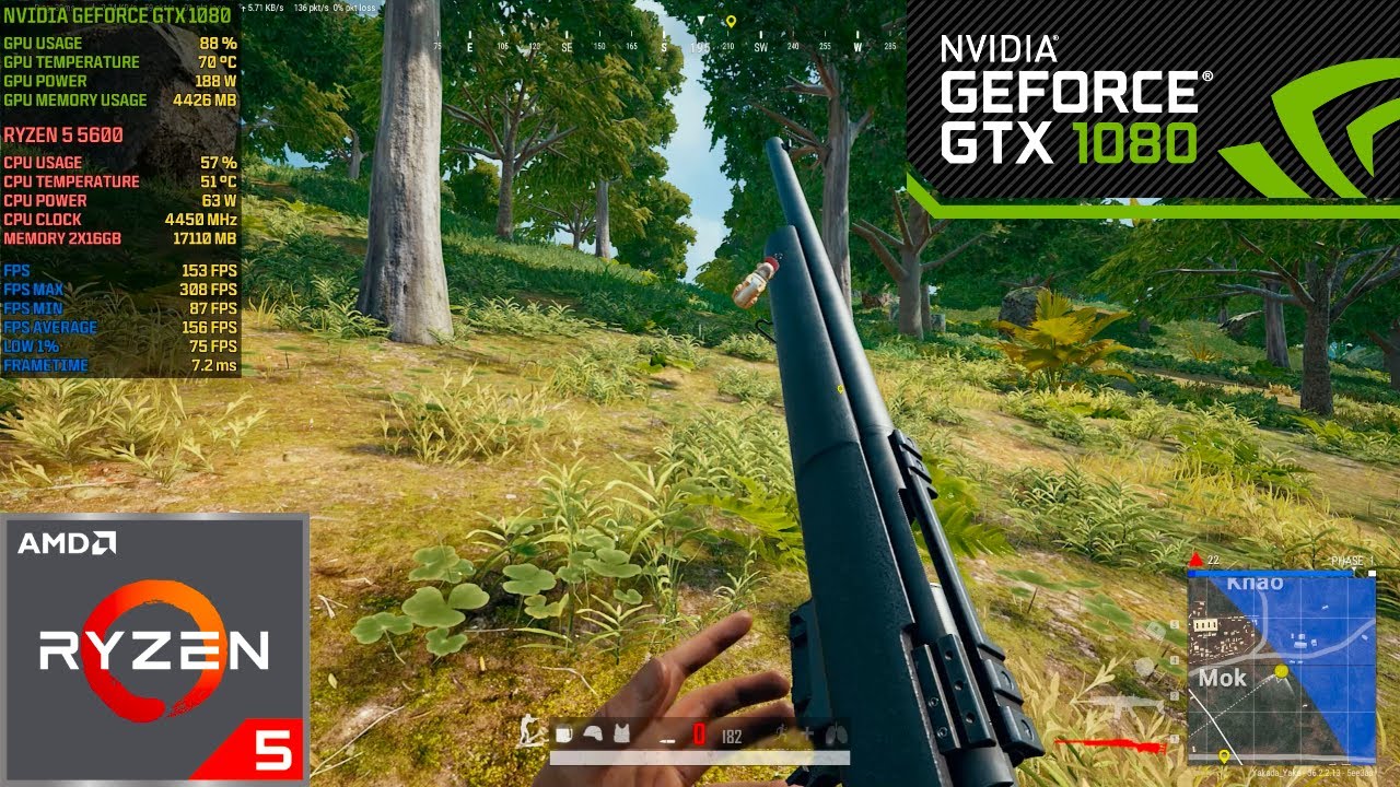 PLAYERUNKNOWN'S BATTLEGROUNDS | PUBG | Ryzen 5 5600 | GTX 1080 8GB | FULL HD | 1080P | 2025 Gameplay