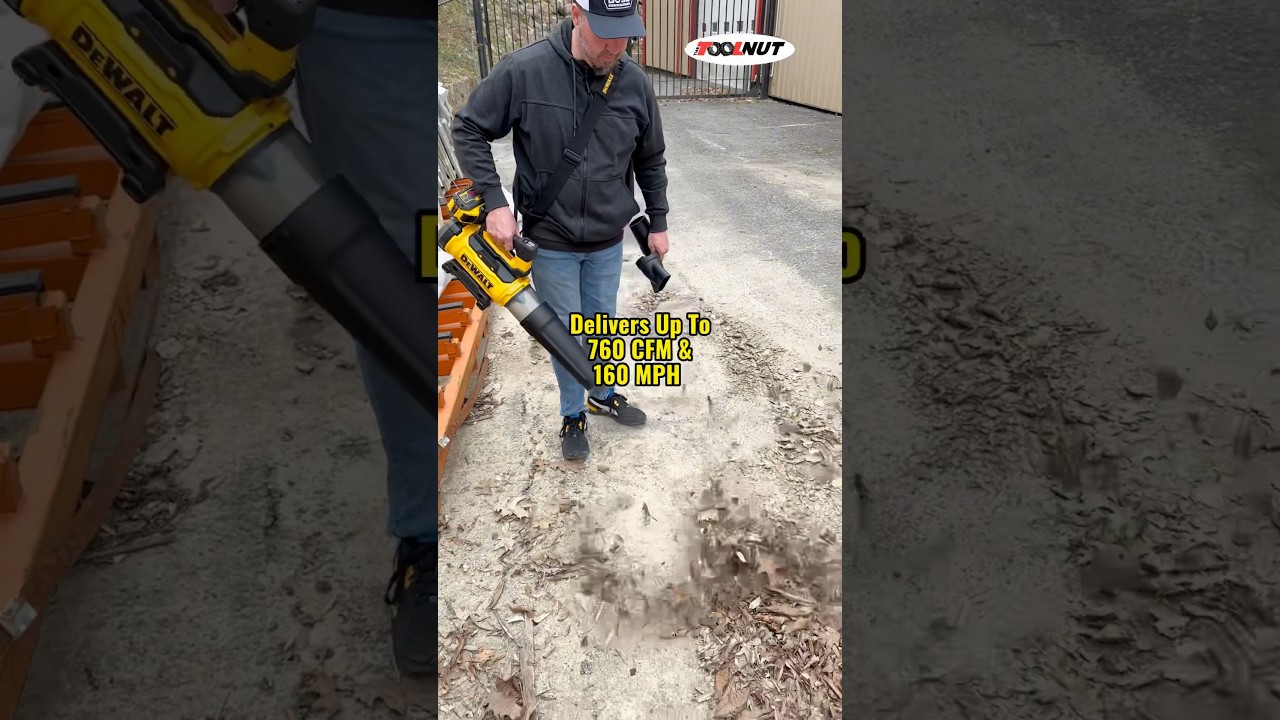 NEW DeWALT 60V MAX Blower #toolnut #dewalt #dewalttools #dewalttough #tools #shorts #lawncare