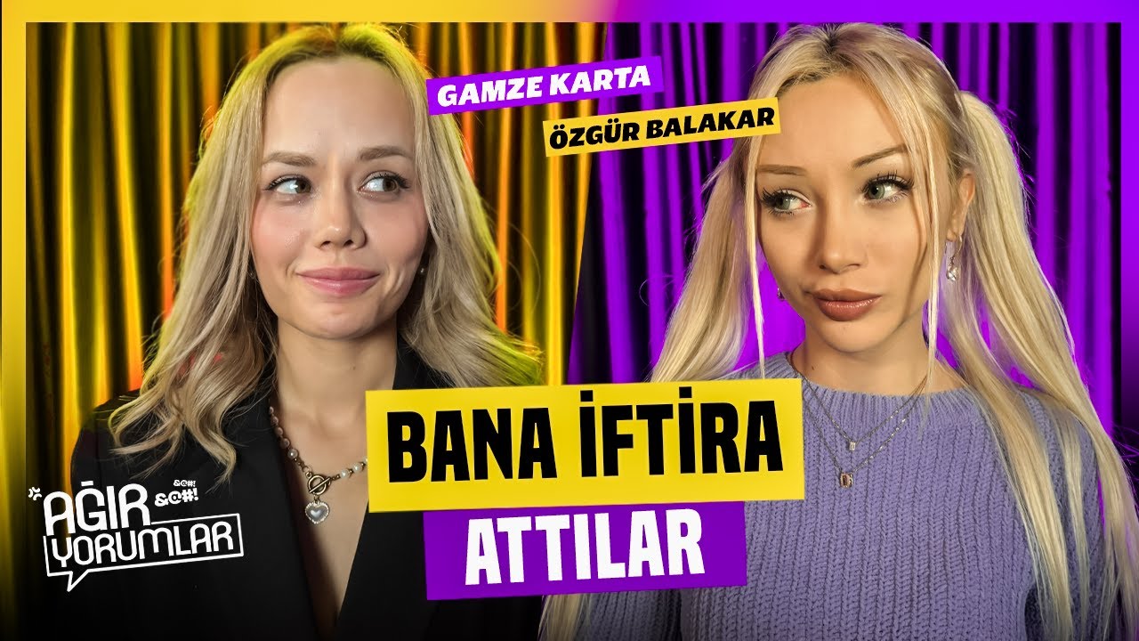 BANA İFTİRA ATTILAR - AĞIR YORUMLAR | Uzun Makarna Gamze Karta