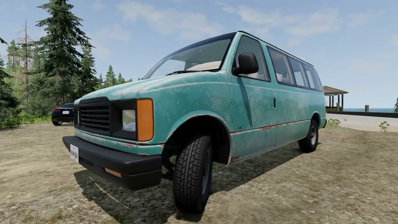 BeamNG.drive Freeroam: East Coast, USA - High Mileage 1993 Gavril H-15 Passenger Base