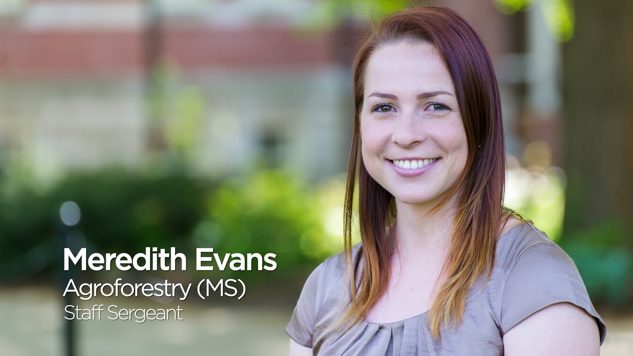Meredith Evans: Master of Science in Agroforestry `18, University of Missouri