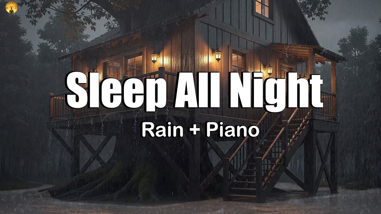 Calm Piano and Rain Sounds for Sleeping Fast and Achieving Deep Relaxation