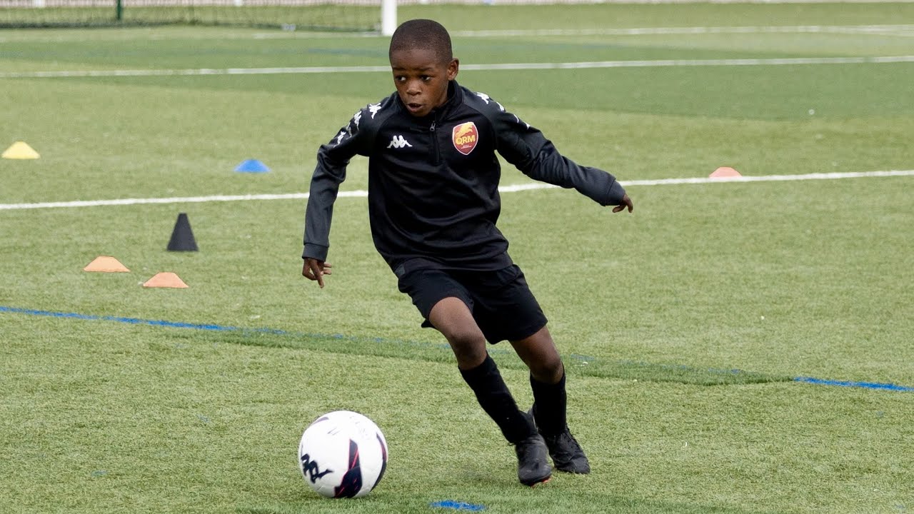 Owen Vangu JR U10 entrainement avec les U10 et U11 de QRM saison 2022/2023