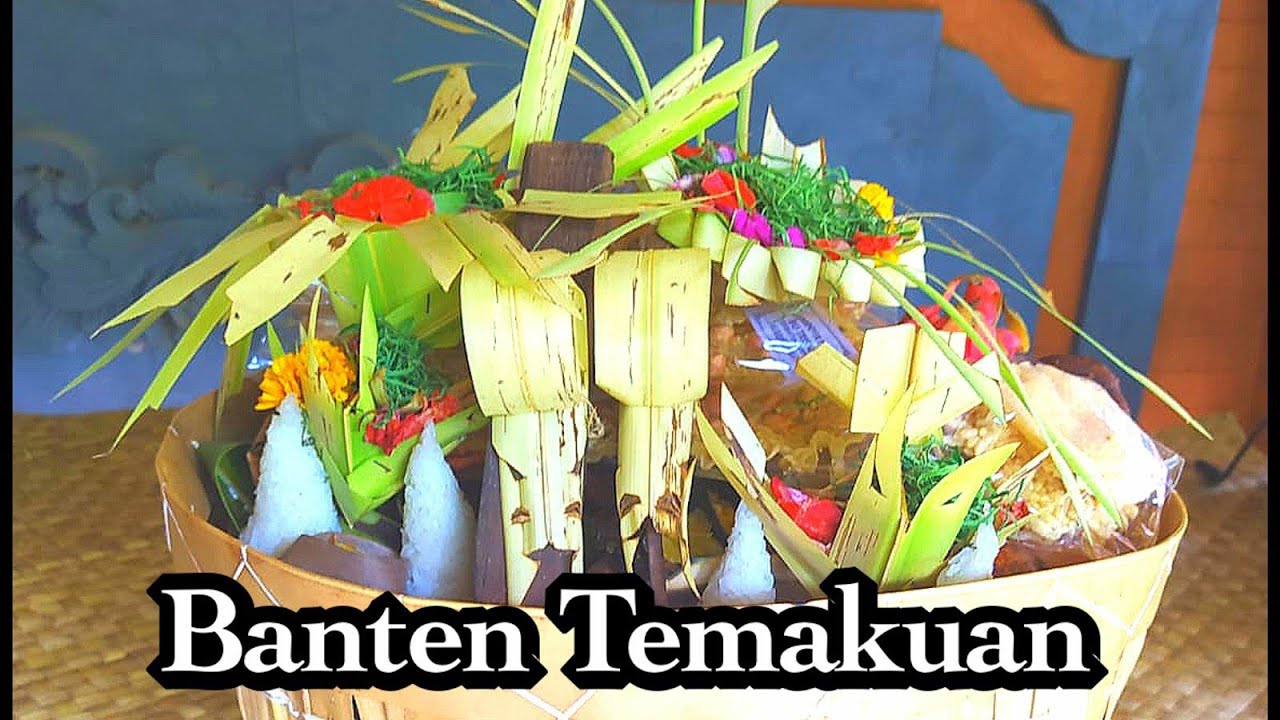 Cara Membuat Banten Temakuan Untuk Pemelaspas#ajegbali