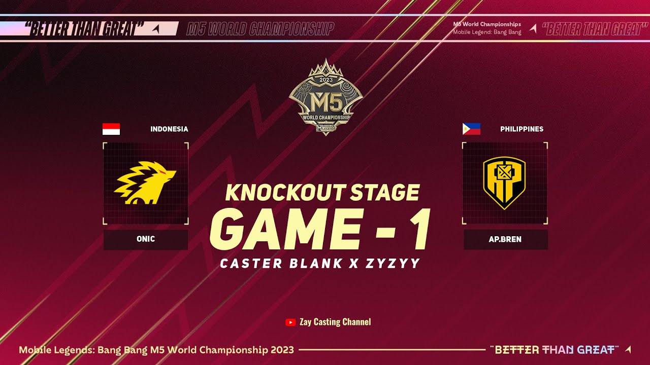 [Game - 1] ONIC vs AP BREN [M5 World Championship]