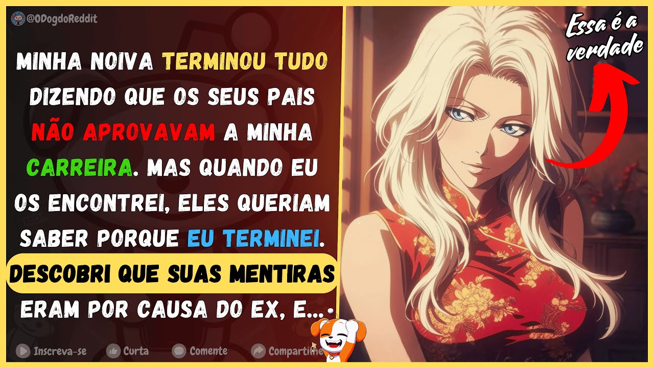 Noiva terminou tudo dizendo que os seus pais n&atilde;o aprovavam a minha carreira. Descobri sua mentira...