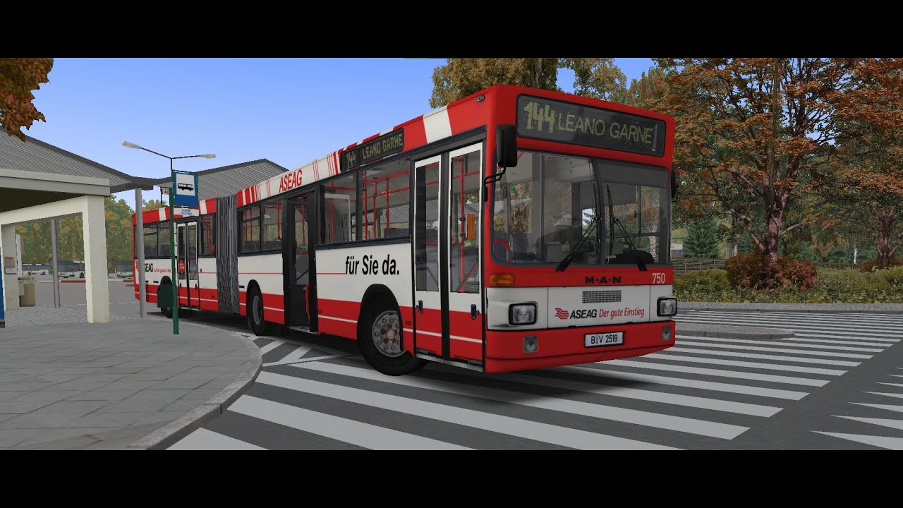 OMSI 2 Man SG292 ZF line 144 Fikcyjny Szczecin by ReMi Mod