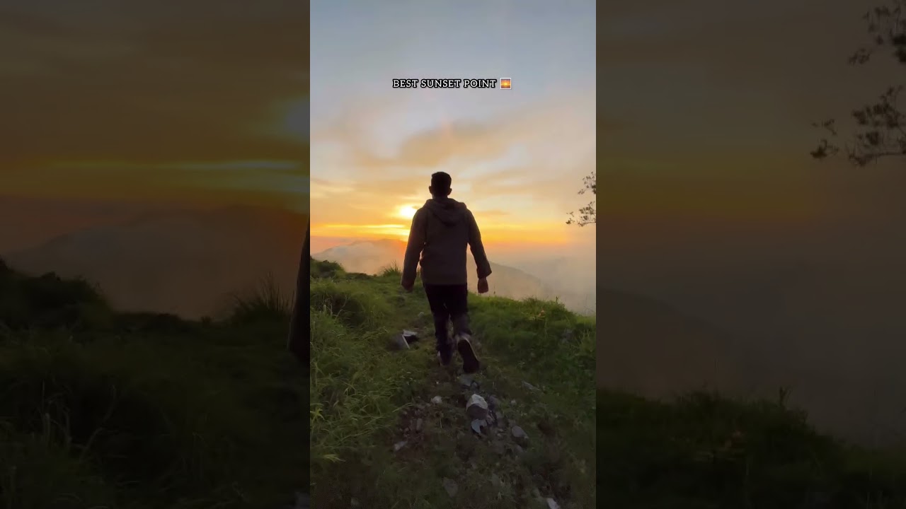 BEST SUNSET POINT IN MUSSORIE 😍