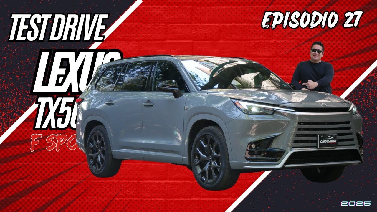 Lexus TX500 h F Sport ¡SUV para 6, deportivo e híbrido!