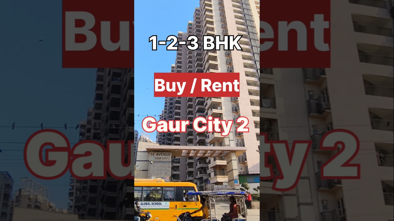 Gaur City 2, 14th Avenue Society Flats Available Greater Noida West.. Buy Sale Rent