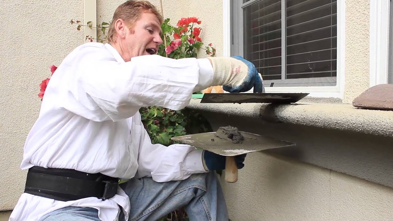 Repair stucco styrofoam molds