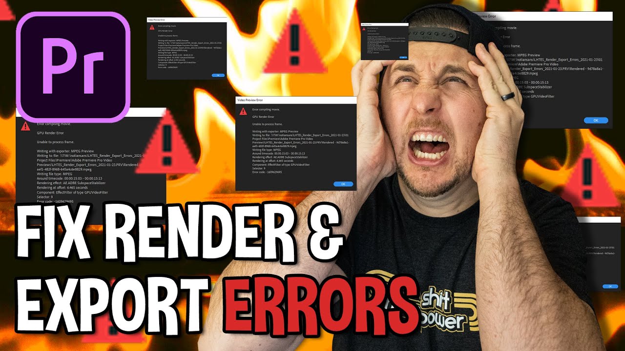 Как исправить ошибки рендеринга и экспорта в Adobe Premiere (2026)