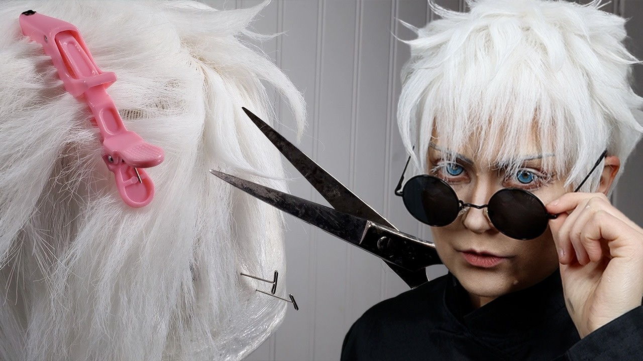 How to Style a Short Wig for Cosplay | Satoru Gojo Wig Styling for Cosplay