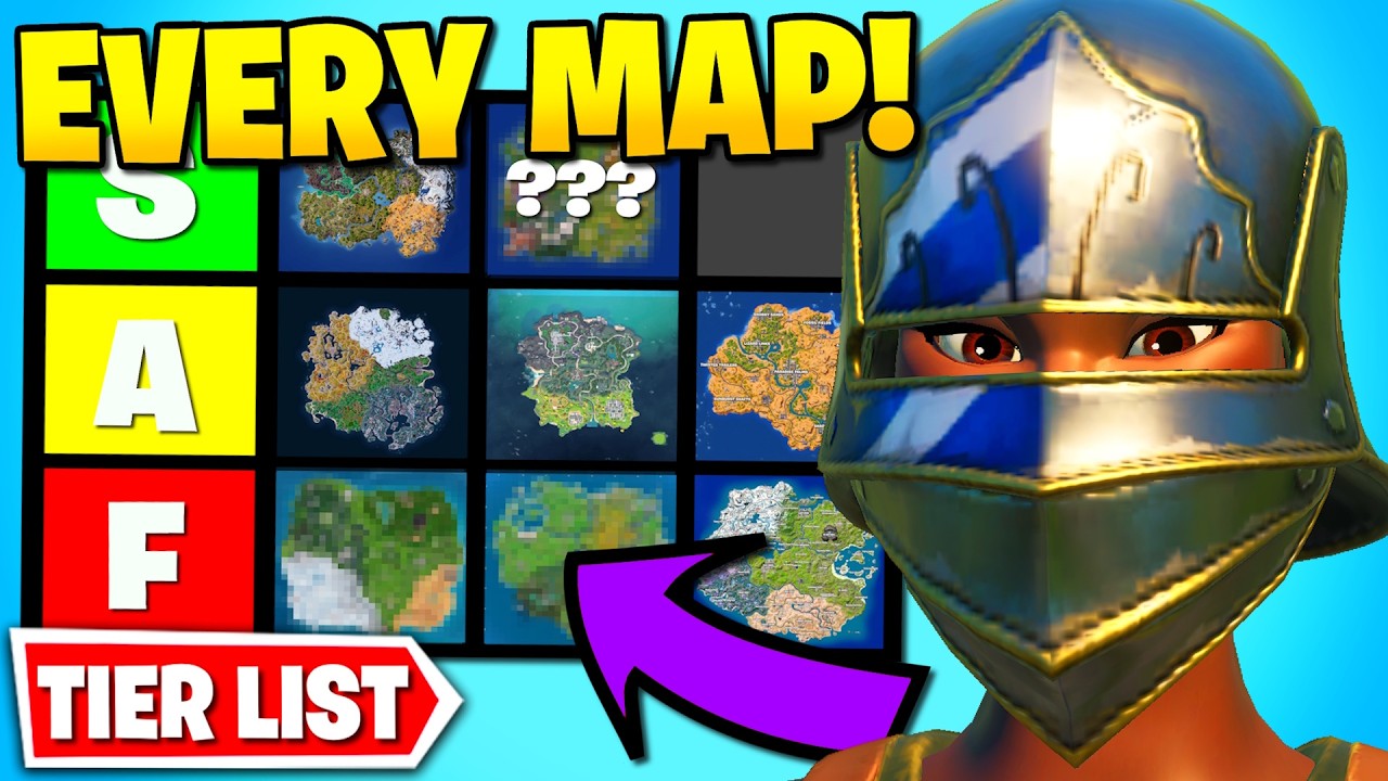 I Ranked EVERY Fortnite Map! (Tier List)