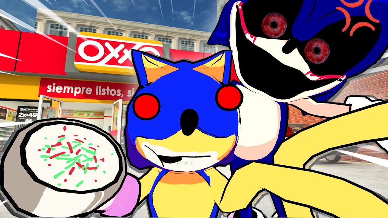 HOLA SOY SUNKY Y ESTO ES EL OXXO CON SONIC. EXE ft @Zedrakboi