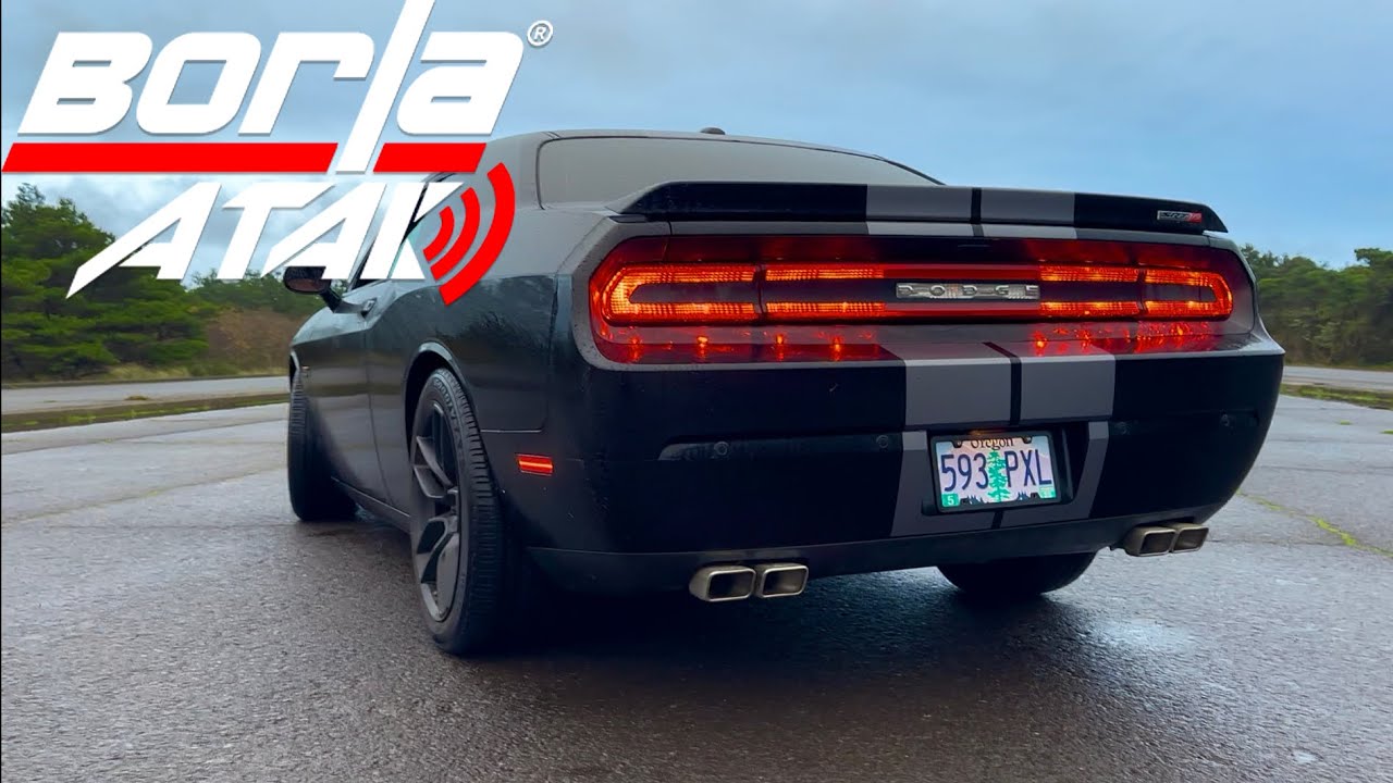 Я установил выхлопную систему Borla ATAK на свой Dodge Challenger SRT8.