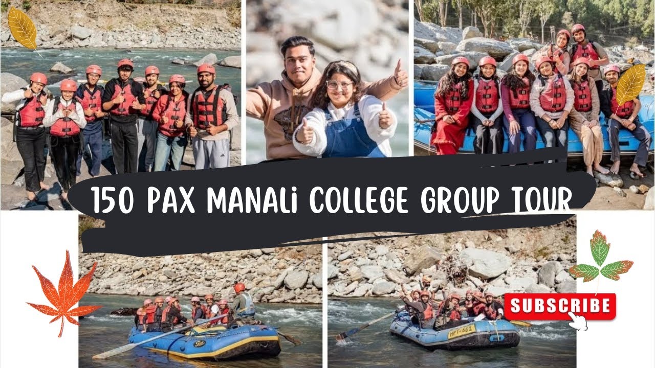 Manali College Group Tour | 150 Pax Full Trip Video | Snow, Adventure & Memories 🏔️🤩☃️