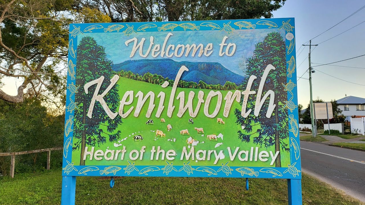 Kenilworth, Queensland, Australia - 4K Walking & Driving Tour with Ambient Sounds
