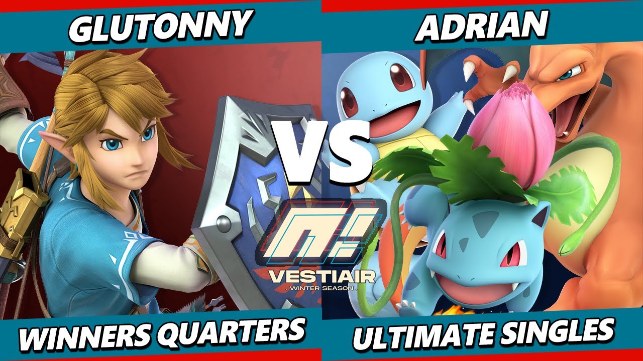 VESTI'AIR 17 - Glutonny (Link) Vs. Adrian (Pokémon Trainer) Smash Ultimate - SSBU