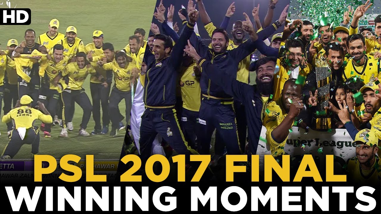 PSL 2017 Final | Peshawar Zalmi vs Quetta Gladiators | Winning Moments | HBL PSL | MB2L