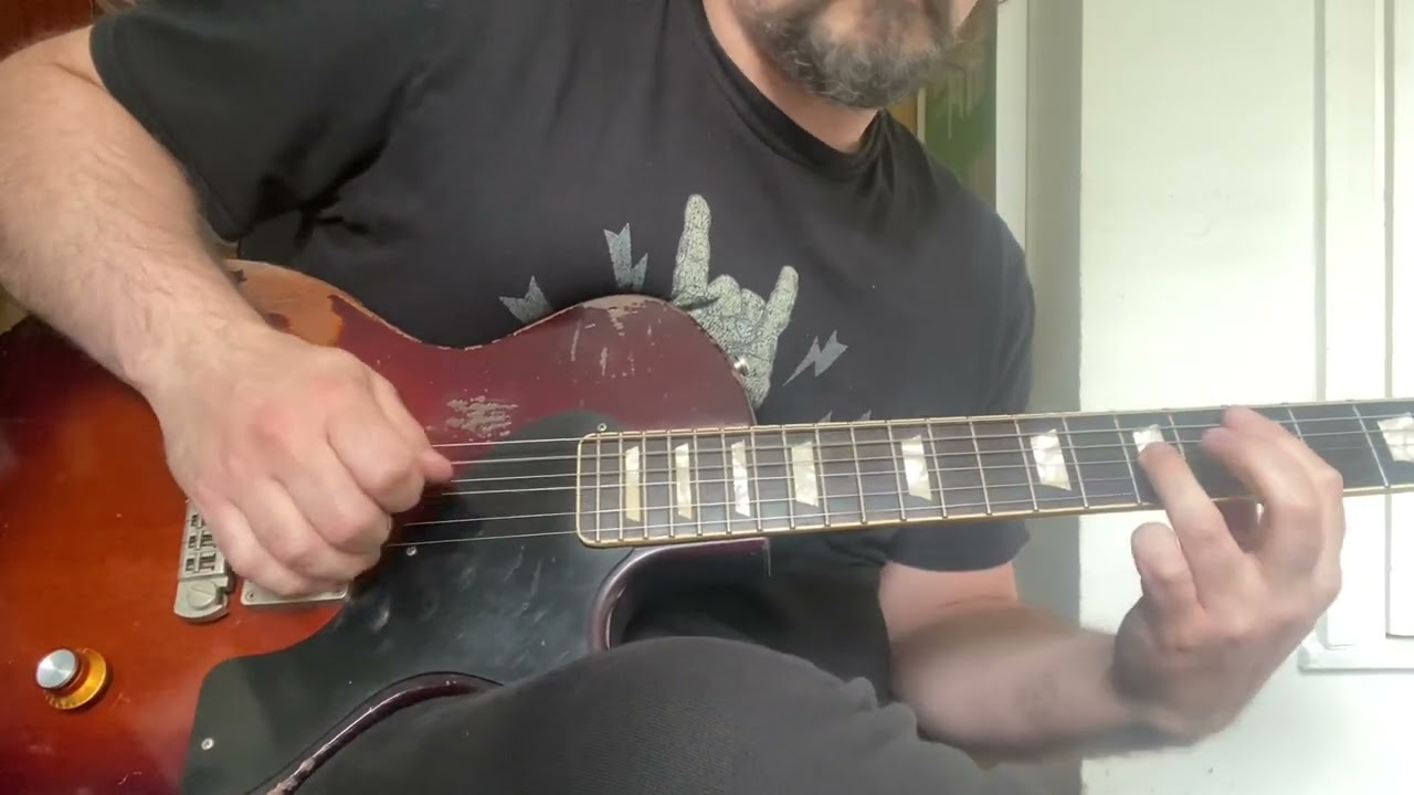 Oil City Blue Streak Humbucker in a Rock n Roll Relics Thunders SC