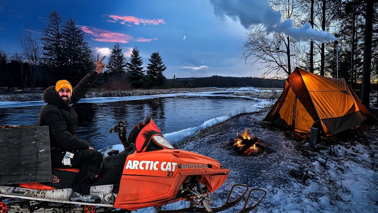 Facing BITTER COLD on the Remote Mississippi River!