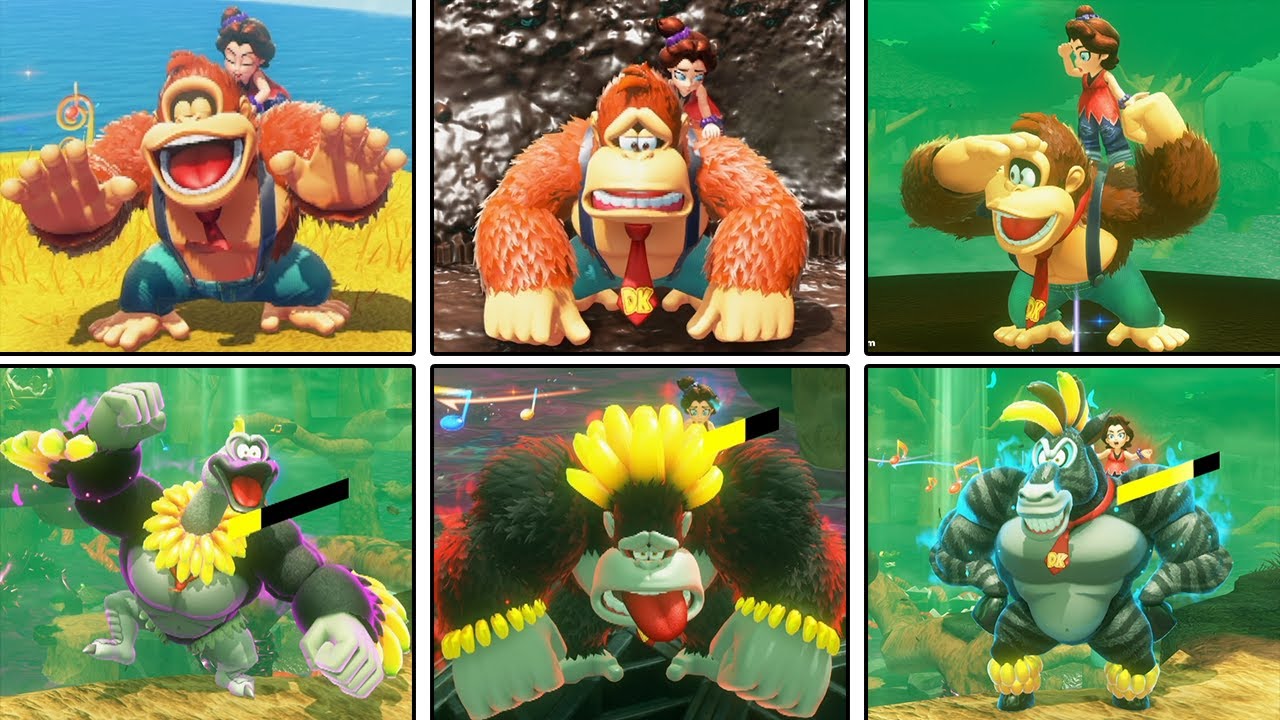 ネタバレ注意 ドンキーコング バナンザ【Switch2】 待機モーション集 まとめ ニンテンドースイッチ2